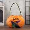 Decoração transfronteiriça de saco de doces de Halloween saco de presente infantil saco de presente infantil Adereços de layout de cena de saco de abóbora de Halloween