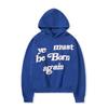 Suéter largo com estampa de espuma KANYE CPFM rebirth moda americana de rua KANYE moletom com forro de fleece masculino INS