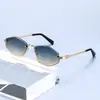 Óculos de Sol Retro Diamantados com Meio Aro de Metal da Moda para Mulheres Óculos de Sol Tendência Europeus e Americanos Transfronteiriços Óculos com Proteção UV Personalizados