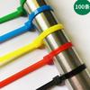 Bridas para Cables de Nailon Industrial Amarillas Autoblocantes Coloridas, Producidas en Masa y al por Mayor por Fabricantes, Engrosadas, Ensanchadas y Alargadas para Uso Industrial