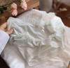 Verão Ultra-fino Não-marcação Seda Gelo Secagem Rápida Máscara Calças Amoreira Seda Antibacteriano Puro Algodão Virilha Cintura Média Respirável Tamanho Grande Roupa Interior para Mulheres
