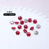 Rinestones Chinos Rojos para Uñas con Base Puntiaguda Irregulares Brillantes Gota de Agua Corazón Inclinado Cuadrado Gordo Año Nuevo Accesorios Rojos para Uñas Venta al por Mayor Transfronteriza