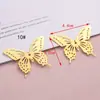 Piezas de Flores de Hierro Metálico, Flores de Palacio Tridimensionales, Colgantes de Dragón y Fénix Mariposa, Piezas de Conexión para Materiales de Pasador de Pelo Estilo Antiguo Hecho a Mano DIY