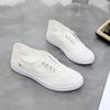 Zapatos de Lona para Mujer 2024 Primavera y Verano Nuevo Estilo de Caña Baja Zapatos de Lona con Margarita Zapatos Planos Casuales Bordados