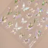Redanco nuevo 5D relieve flor de lis lazo concha luz pegatinas para uñas pegatinas de uñas estéreo He-1125
