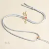 Collar con Colgante de Jade de Cuerda Lisa Ajustable con Colgante de Buda, Versátil para Hombres y Mujeres, con Colgante de Pixiu y Cera de Abejas, Mayoreo