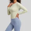 Traje de Camiseta de Manga Larga para Correr para Mujer Juyitang Aspecto Adelgazante Top de Yoga Nuevo Traje Deportivo de Fitness
