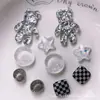 Brillo Fino Hielo Transparente Rosa Azul Flor de Cerezo Accesorios para Joyería DIY Parche Flor Rosa Agujero Flor para Zapatos Hebilla de Zapato Accesorios para el Cabello