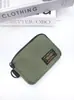 Cartera de monedas personalizada estilo japonés con cremallera corta para hombre y mujer, bolso de mano, tarjetero y monedero, mini bolsa de bolsillo, bolsa de almacenamiento
