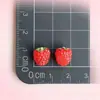 Super Mini Juguetes de Comida en Miniatura de Frutas 3D Resina Pegamento de Crema DIY Aretes Juguetes Fundas de Teléfono Venta al por Mayor Transfronteriza