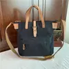 Bolso Bandolera de Lona para Comercio Exterior Bolsa Grande de Lona Casual para Mujer Mochila de Viaje Bolso de Hombro Bolso Tote Retro