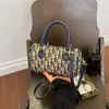 Versión Alta Estilo Nuevo Retro Vintage Mini Clásico Boston Bolso de Mano Cruzado al Hombro Bolso Almohada para Mujer
