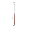 Vajilla Estilo Japonés Acero Inoxidable 304 Mango Imitación Madera Cuchillo y Tenedor Cuchara Clip Mango Madera Dorada Vajilla Estilo Occidental Tenedor para Postre Cuchara