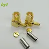 Conector coaxial RF SMC hembra en codo SMC-C-KW-1.5 peso ligero conexión confiable resistencia a vibraciones buen conector