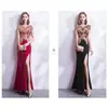 Vestido de Noche, Vestido Largo Ajustado con Abertura para Uso Diario, Nuevo Estilo 2026, Estilo Elegante de Socialité, Ceñido a la Cintura, Adelgazante, Vestido Bodycon