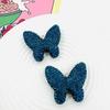 Chaveiro Borboleta Cravejado de Diamantes para Mulheres, Anel de Chaveiro para Casal, Acessórios de Joia DIY para Bolsa, Novo Modelo 2025, Cristal Colorido