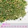 1440 Pedrería de Alta Calidad Verde Claro con Base Puntiaguda, Pedrería Imitación Checa Brillante para Uñas, Montones de Pedrería para DIY, Pedrería para Uñas de Yiwu