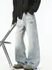 Ropa para Hombre Maple House / Primavera 2026 Nueva Marca de Moda Americana High Street Talla M Corte Holgado Jeans Ligeramente Acampanados Pantalones Largos para Hombre