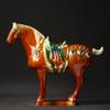 Tang Sancai Cavalo Cavalo de Cerâmica Seis Enfeites de Cavalo Presente de Artesanato para Casa Cavalo para Enfeites de Sucesso Objeto Imediatamente Rico