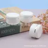Pote de creme com borda prateada de 20g, pote para creme para as mãos, pote para creme facial com borda estampada a quente de 20ml, pote para amostra de máscara facial, pote para cera de cabelo, pote para esmalte