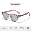 Nuevas Gafas de Sol Redondas Sencillas Transfronterizas para Hombre, Gafas de Sol con Protección UV de Pines Metálicos al por Mayor, Estilo de Alta Gama para Mujer, Diseño Moderno con Remaches