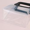Venta al por mayor de bolsas de mano negras de PVC transparente, regalo de dulces, regalo de compañía, regalo de vacaciones, disponible en stock.