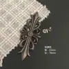 Remaches en Forma de Cruz, Tachuelas de Calavera, Correas para Bolsos, Materiales y Accesorios de Metal Punk Hechos a Mano para Ropa de Motociclista y Club Nocturno
