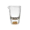 Vaso de chupito de licor Jinshan con lámina dorada, Taza de degustación, Taza de té de vino, Dispensador de vino, Copa de cristal, Copa de cristal que cambia de color