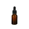 Botella dispensadora de aceite esencial Spot Brown Botella de vidrio marrón para aceite esencial 5 ml-100 ml Botella con gotero para aceite esencial