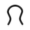 Características Simples Disson Comércio Exterior Novo Anel de Nariz de Aço Inoxidável 316L em forma de U Orelha Gancho Pin Brincos Piercing Jóias
