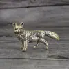 Latão latão lobo pet de chá ornamentos artesanato pequenos ornamentos de mesa fábrica atacado ornamentos artigos de cobre