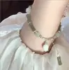 Libro de Caperucita Roja Mismo Dibujo Pulsera Perro Yugui Cuentas Blancas Estrellas Estilo Caramelo Simple Pulsera para Pareja Mejor Amigo Regalo