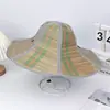 Chapéu de Sol de Verão Chapéu com Ventilador Dobrável Chapéu de Pesca Agrícola Proteção Solar Guarda-sol Grande e Pequeno Portátil Estilo Pastoral Chapéu de Pescador