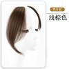 Peruca Feminina Mechas em Oito Franja Frontal Natural Sem Marcas Mechas Francesas de Meio Fio Linha do Cabelo Fofa Penteado