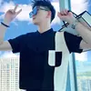 2025 Transfronterizo Amazon Verano Nuevo Exportación Europeo y Americano Camisa Polo para Hombre Manga Corta Camiseta de Botones Top Manga Corta