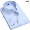 Camisas masculinas de meia-idade para primavera papai folgadas fabricantes em nome da camisa de manga comprida listrada para homens de meia-idade atacado