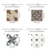 Decoración de renovación de paredes transfronteriza, pegatinas de azulejos 2D para baño, cocina, embellecimiento, impermeables, resistentes al aceite, fáciles de limpiar