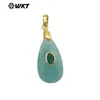 Wt-P2044 Nuevo Colgante Exquisito en Forma de Gota Joyería de Piedras Preciosas Multicolor Opcional Pendientes Collar Accesorios DIY