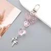 Chaveiro Pingente de Laço de Acrílico Novo Pingente de Bolsa DIY Personalizado Corrente para Pendurar Capa de Fone de Ouvido Joia