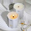 Vela perfumada artesanal sem fumaça de Osmanthus de verão, cera de soja, fragrância personalizada, ornamento decorativo para atmosfera, caixa de presente