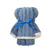 Toalha de Veludo Coral Listrada Doce Toalha Urso Lembrancinha de Casamento Toalha Absorvente Toalha de Limpeza Caixa de Presente Toalha de Presente