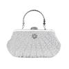 Bolso de Noche Hecho a Mano con Perlas, Bolso Versátil para Damas, Clutch Exquisito para Graduación, Bolso Cruzado para Boda, Envío Gratis