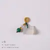 Calcedonia Blanca Ruyi Calabaza Cuerda Pequeña Tejida a Mano Colgante Pulsera Joyería Accesorios Colgante Hecho a Mano DIY Producto Semi-Terminado