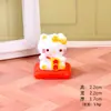 Gato de la Suerte de Dibujos Animados Resina Sala de Estar Decoración del Hogar Hecho a Mano DIY Pegamento de Crema Funda de Teléfono Pasador Hebilla de Zapato Accesorios