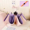 Paraguas Artístico para Mujer, Doble Uso para Sol y Lluvia, Paraguas Plegable Estilo Ins con Recubrimiento Negro, Protección UV, Sombrilla para Estudiantes Mujeres