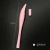 Caneta de Tatuagem Descartável Feita à Mão, Lâmina Manual para Bordado Labial e Clareamento de Sobrancelha tipo Névoa, Caneta Plástica para Aparar Sobrancelha Atacado Agulhas 12141618