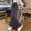 Rebajas~Falda Midi de Otoño e Invierno para Estudiantes, Ajustada y con Caída, Falda de Cola de Pez que Ceñe la Cadera