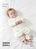 Estilo Primavera e Outono 0-3 Meses Recém-nascido Algodão Puro Body Borboleta Sem Etiqueta Macacão para Bebê Recém-nascido Sem Etiqueta