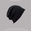Gorro de punto fino de color sólido con rizos de moda coreana para niños, de red roja, combinable con todo, de cara suelta y pequeño