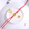 Oro Arena Vietnamita Accesorios DIY Moneda Fortuna Abalorio Transferencia Colgante Moneda Antigua Collar Pulsera Pulsera con Cuentas para Mujeres